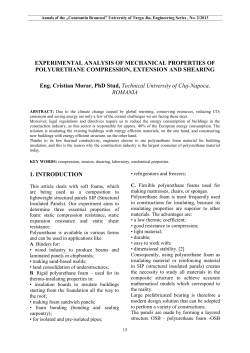 EXPERIMENTAL ANALYSIS OF MECHANICAL