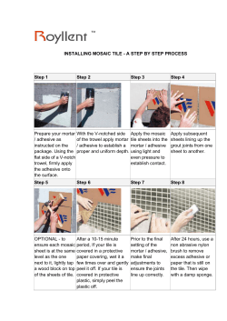 Mesh Alumium Mosaic Tiles Installation