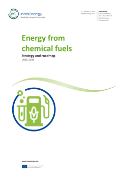 Energy from chemical fuels Strategy and roadmap