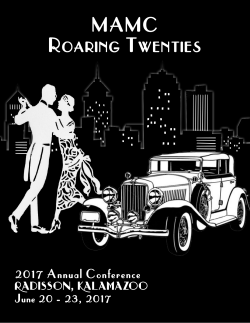 RoARing TwenTies - Michigan Association of Municipal Clerks