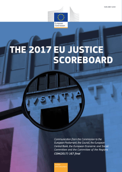 the 2017 eu justice scoreboard - European Commission