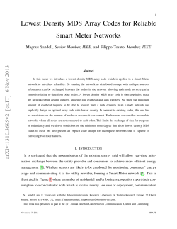 Lowest Density MDS Array Codes for Reliable
