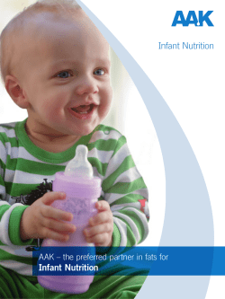 Infant Nutrition Infant Nutrition
