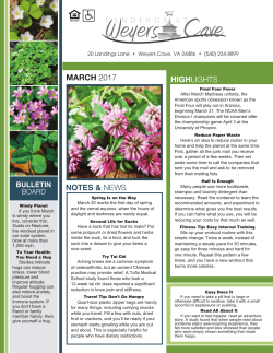 March 2017 - Landings at Weyers Cave