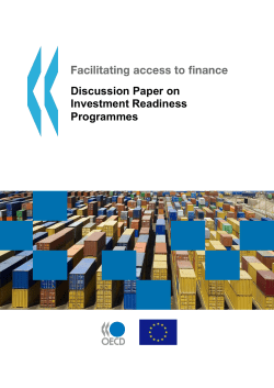 Programmes to improve investment readiness