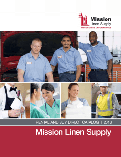 2013 Mission Linen - Mission Linen Supply