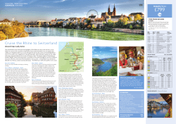 Cruise the Rhine to Switzerland