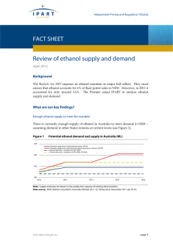 Fact Sheet on Final Report