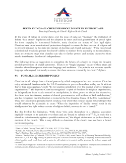 Seven Things All Churches Should Have in