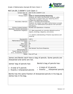 SBAC - Sample Items - Grade 4 Math