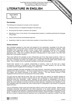 literature in english