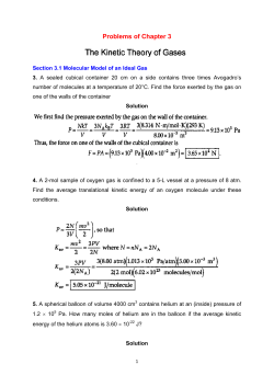 Problems of Chapter 3