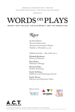 Race - American Conservatory Theater