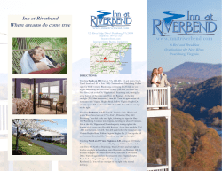 Inn at Riverbend Where dreams do come true