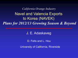 NAVEK - California Citrus Quality Council