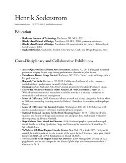 Curriculum Vitae - Indiana Wesleyan University