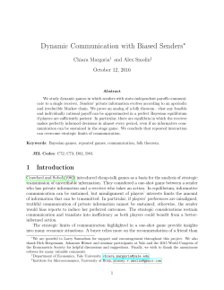 Dynamic Communication with Biased Senders