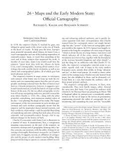 Maps and the Early Modern State: Official Cartography