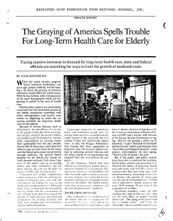 The Graying of America Spells Trouble For Long