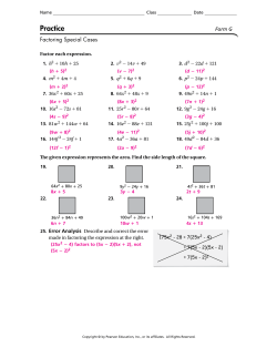 Chapter 11.7 Practice G and K Keys