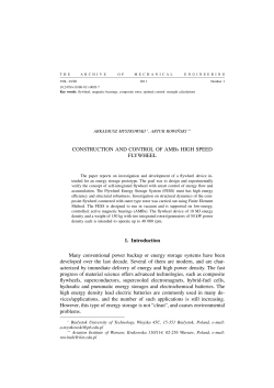 CONSTRUCTION AND CONTROL OF AMBs HIGH SPEED