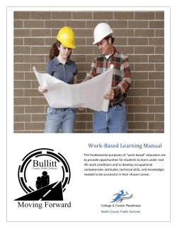 Work Based Learning - Bullitt County Public Schools