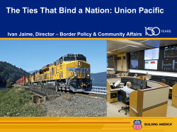 Union Pacific &ldquo;You`ll Find Us&rdquo; Campaign