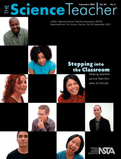 Stepping into the Classroom - National Science Teachers Association