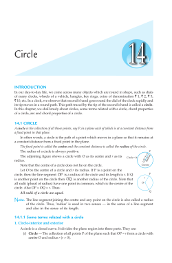 circle - I Love Maths