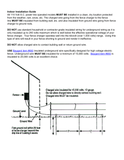 Indoor Installation Guide All 110 Volt A.C. power line