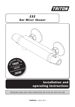 EXE Bar Mixer Shower