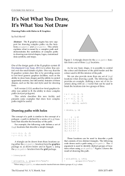 It`s Not What You Draw, It`s What You Not Draw: Drawing Paths With