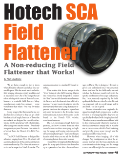 Hotech SCA Field Flattener