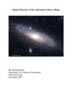 Optical Mysteries of the Andromeda Galaxy`s Bulge