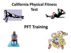 California Physical Fitness Test