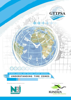 tourism learning and teaching support materials - Who is GTTP-SA?