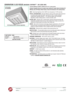 generation 3 LeD FoCUS UniVerSaL SUPerKit&reg;