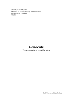 Genocide - DiVA portal