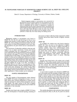 19. Manganese Nodules in Sediments Cored during Leg 16, Deep