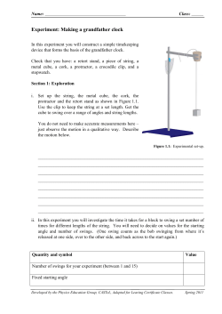 Experiment: Making a grandfather clock