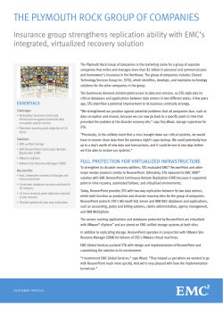 H9553 The Plymouth Rock Group of Compaines, customer profle