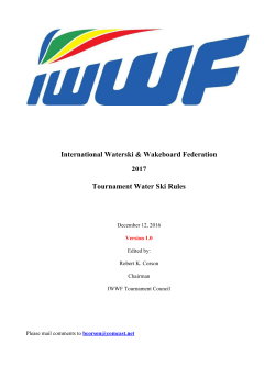 2017 Tournament Rulebook