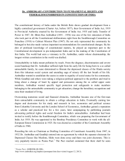 Dr. AMBEDKAR`s CONTRIBUTION TO FUNDAMENTAL RIGHTS