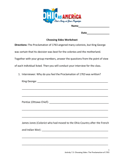 Choosing Sides Worksheet