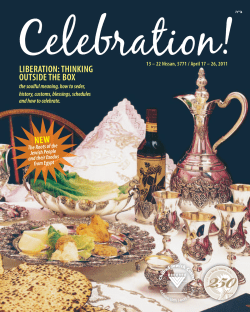 Passover 2011 - Chabad Jewish Center of Gurnee