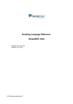 Scripting Language Reference