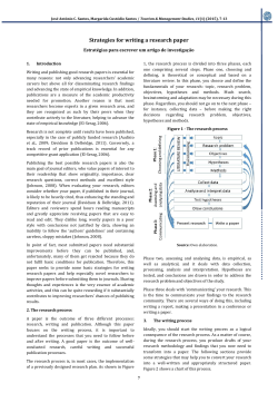 Strategies for writing a research paper