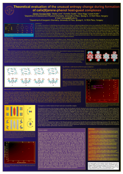 arene-phenol host-guest complexes
