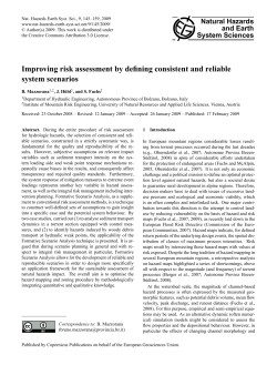 Improving risk assessment by defining consistent and reliable