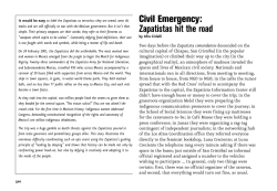 Civil Emergency: Zapatistas hit the road